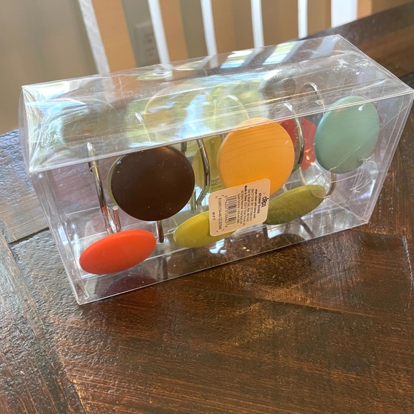 New in package Set of 12 colorful shower rings Circo - Picture 2 of 3